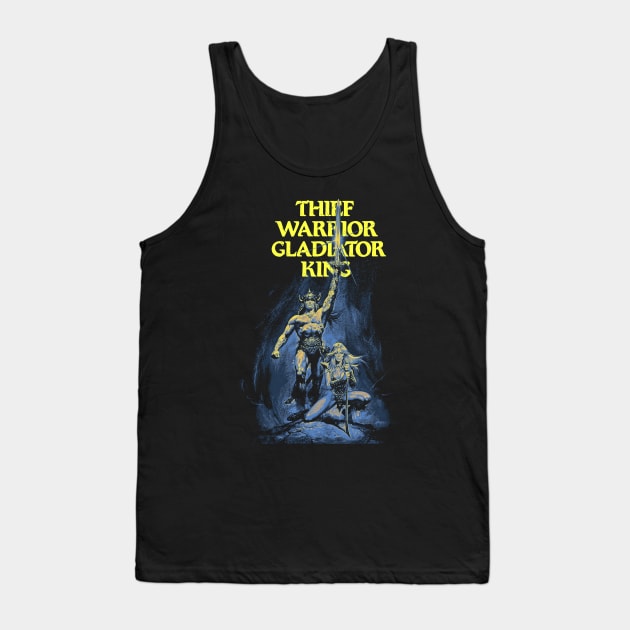 Thief, Warrior, Gladiator, King Tank Top by OrcaDeep